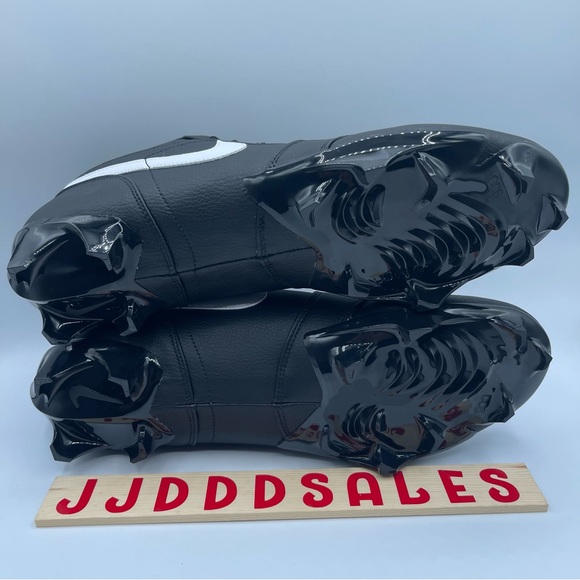 Nike Jordan 1 Low TD Black "OREO" Football Cleats FJ6245-001 Men’s Sz 16 RARE - Picture 7 of 10